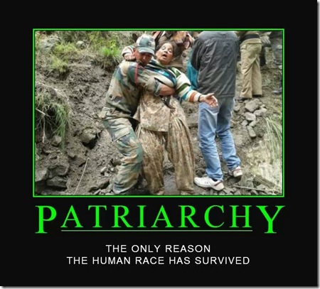Patriarchy human race survived