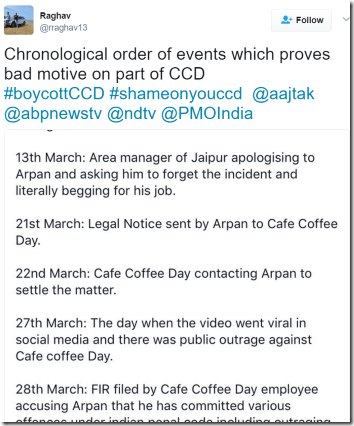 Jaipur-Cafe-Coffee-Day-Sequence-Of-Events-Cockroaches