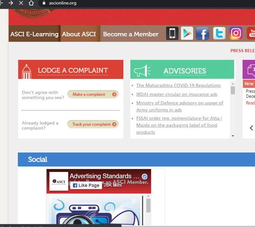 ASCI Online Homepage