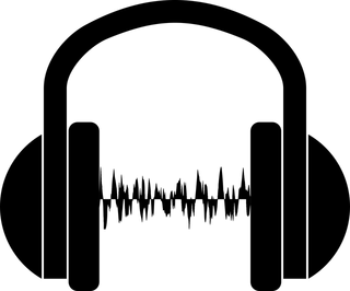headset audio wave image